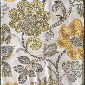 World Market shower curtain